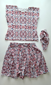 White-red-blue garments and what was left