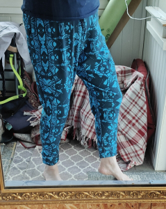 Dark blue-light blue pants